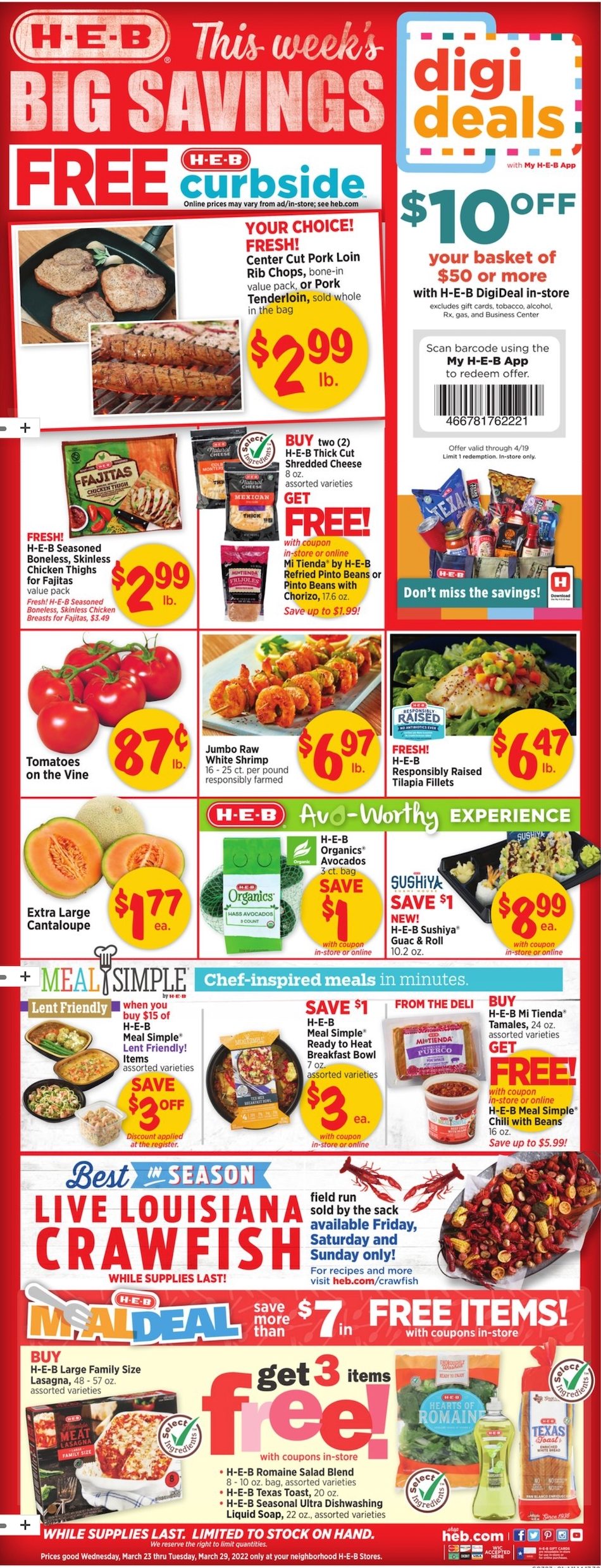 HEB Weekly Ad Mar 23 29, 2022 WeeklyAds2