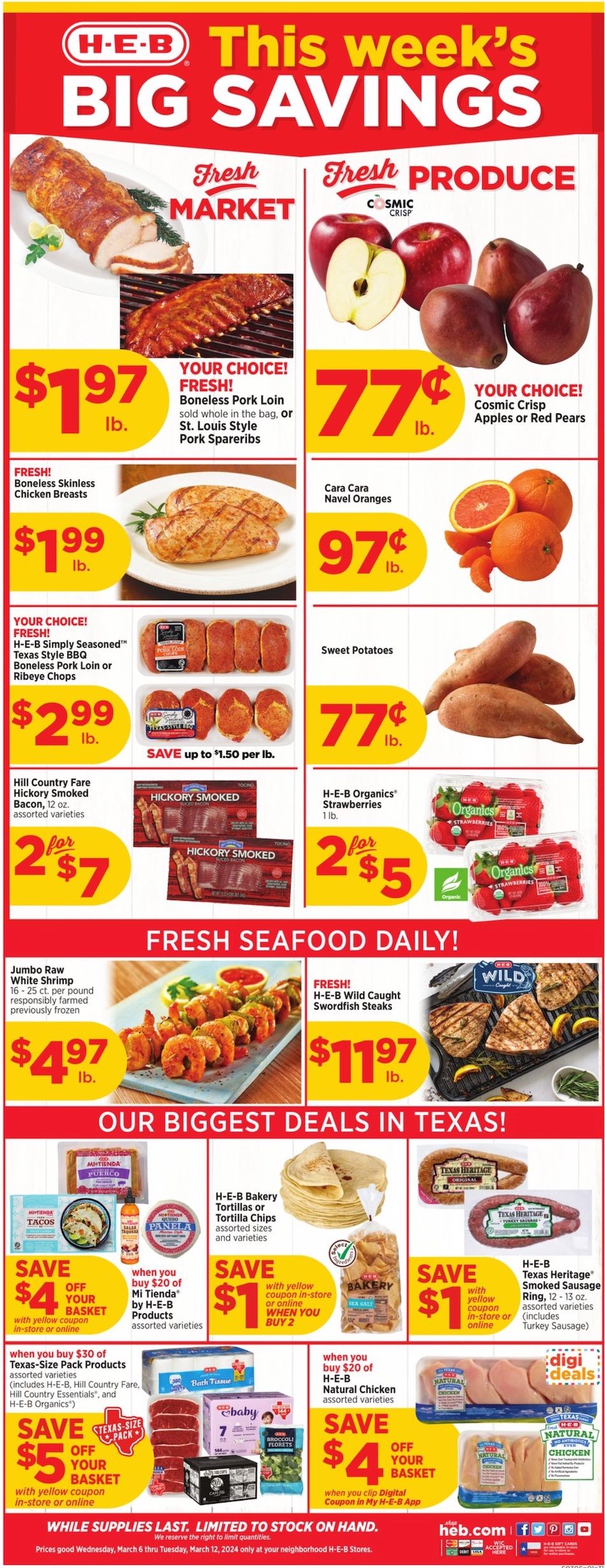 HEB Weekly Ad Mar 6 - 12, 2024 - WeeklyAds2