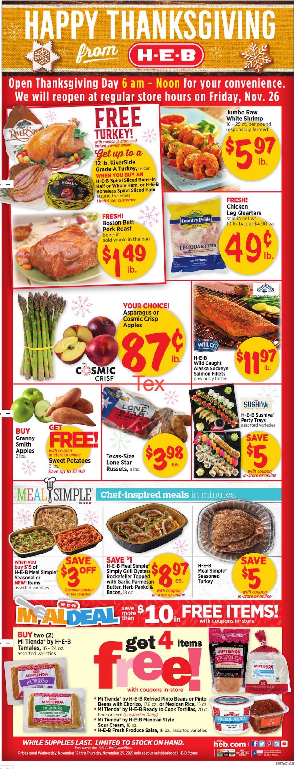 HEB Weekly Ad Nov 17 - 25, 2021 - WeeklyAds2