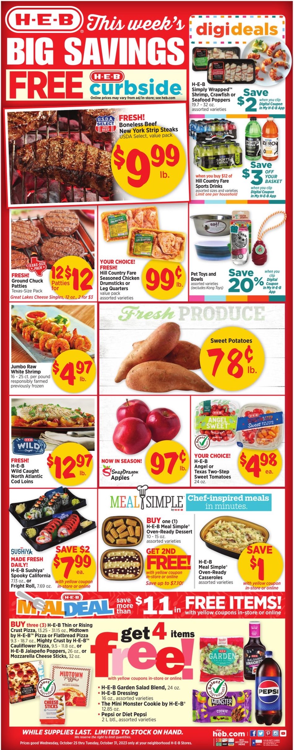 HEB Weekly Ad Oct 25 - 31, 2023 - WeeklyAds2