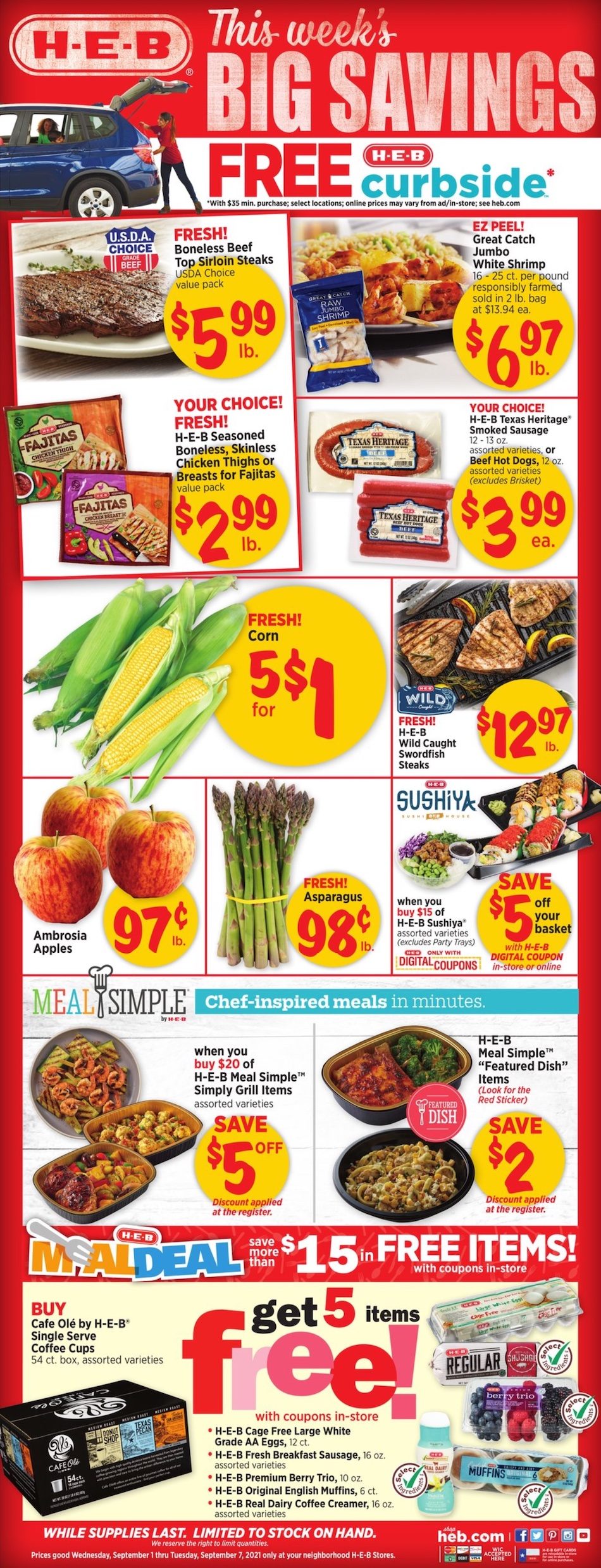 HEB Weekly Ad Sep 1 7, 2021 WeeklyAds2