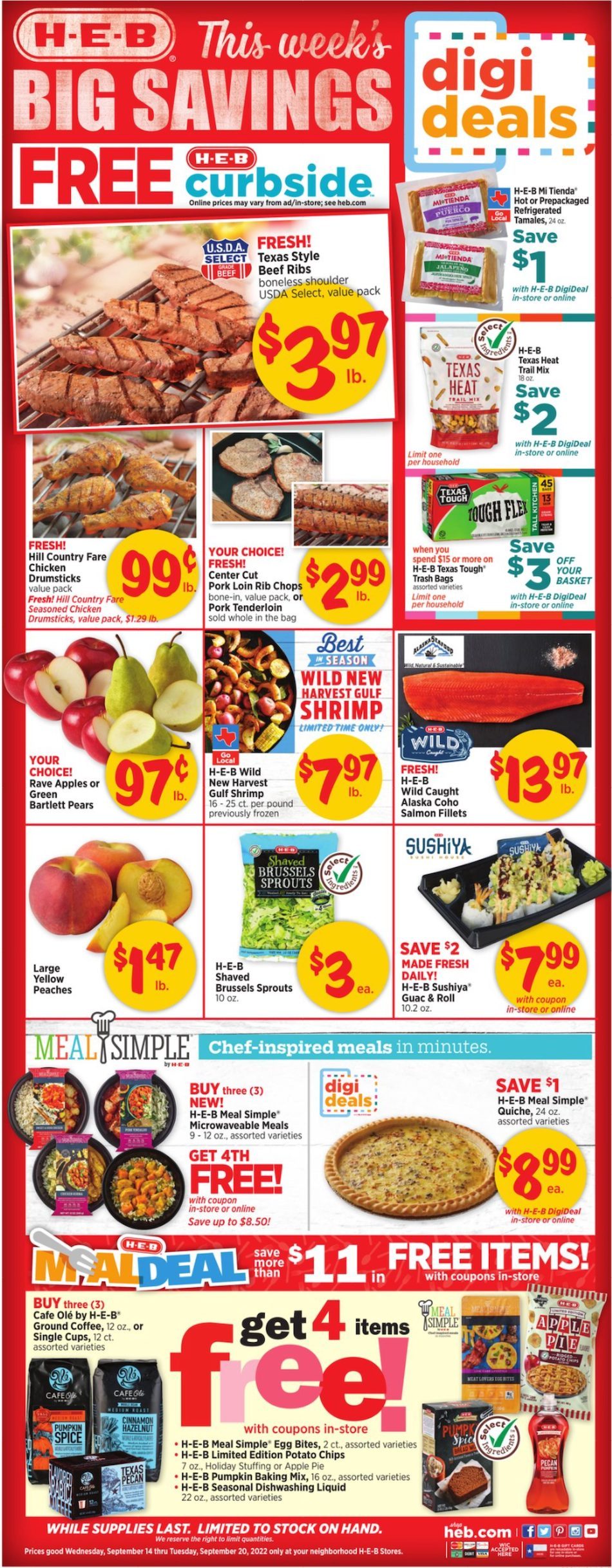 HEB Weekly Ad Sep 14 20, 2022 WeeklyAds2