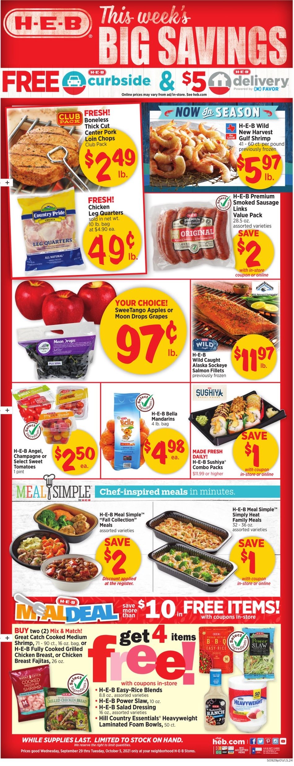 HEB Weekly Ad Sep 29 Oct 5, 2021 WeeklyAds2