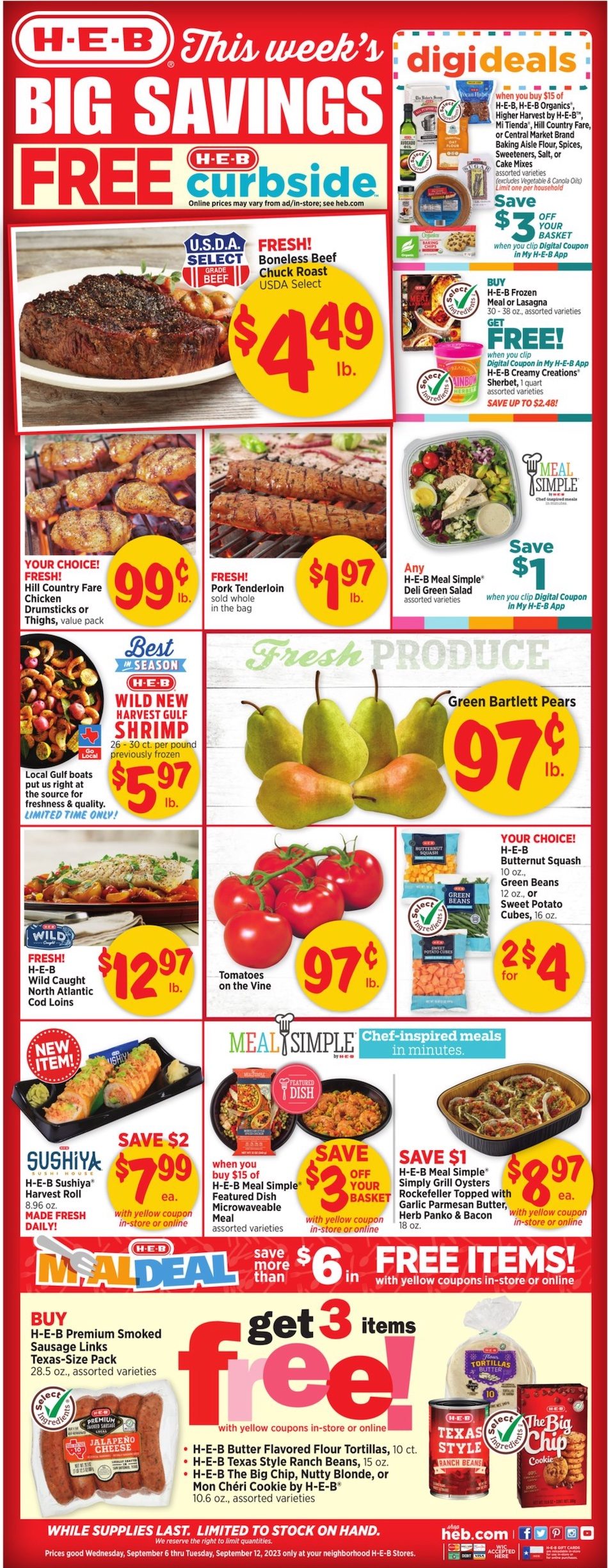 HEB Weekly Ad Sep 6 - 12, 2023 - WeeklyAds2