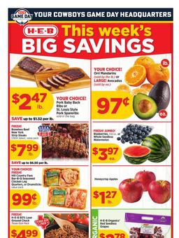 HEB Weekly Ad September 2 - 8, 2026
