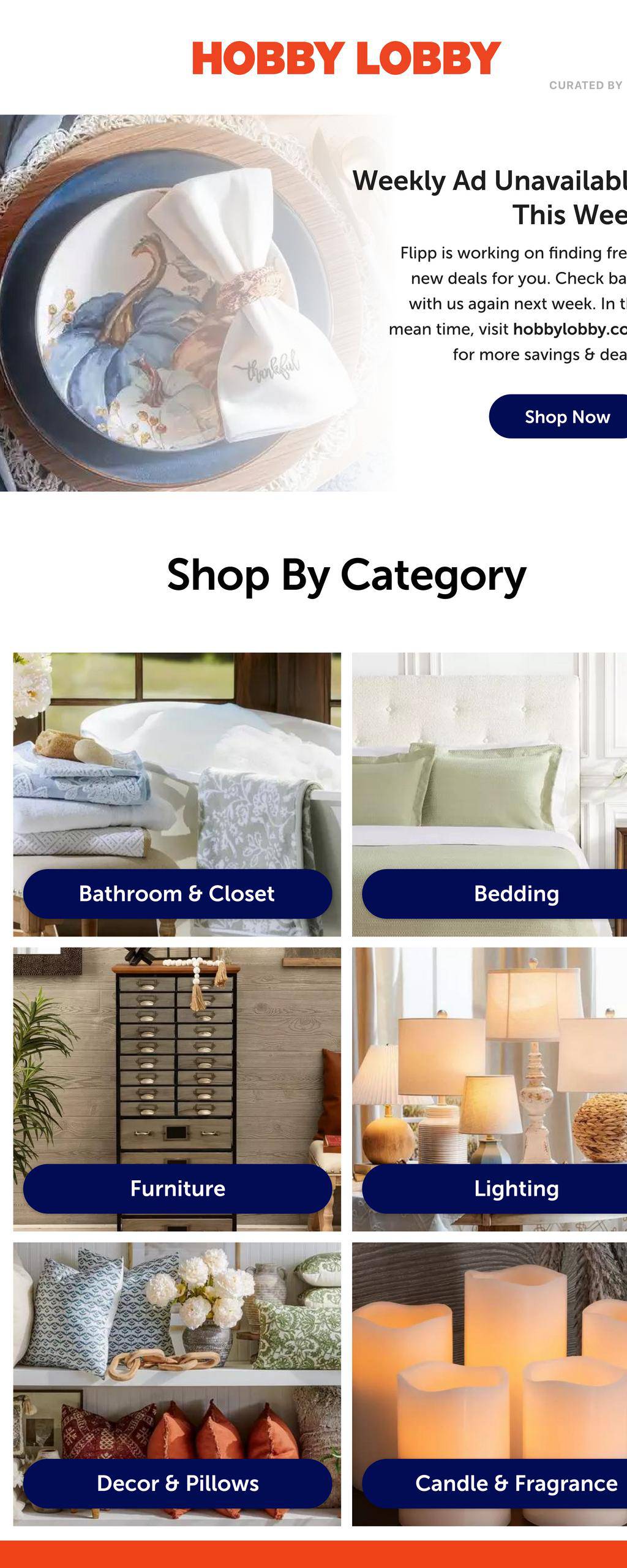 Hobby Lobby Ad Dark Week Insert October 13 December 31, 2025 WeeklyAds2
