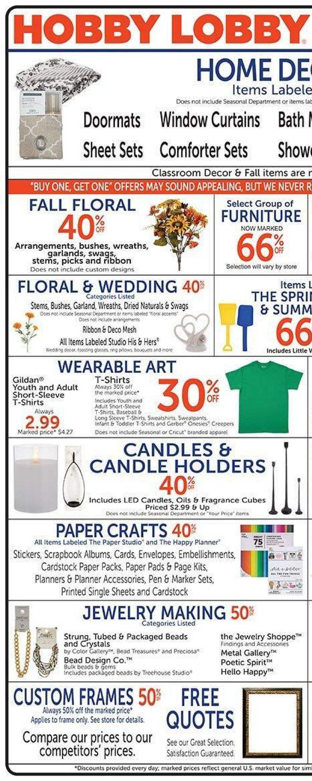 Hobby Lobby Ad Weekly July 21 27, 2024 WeeklyAds2