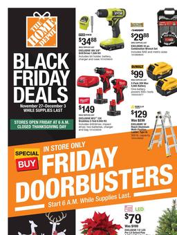 Home Depot Ad Black Friday November 27 - December 2, 2025