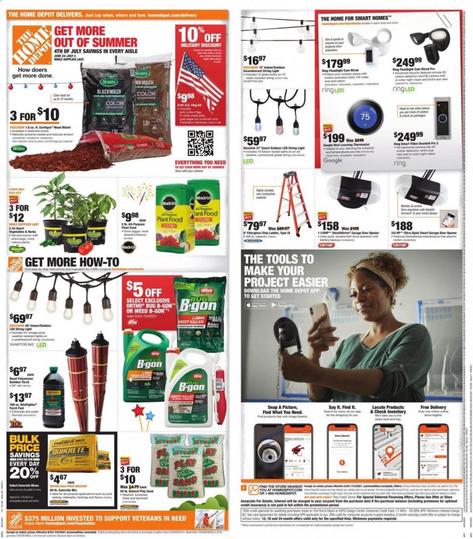 Home Depot Sale Ad Labor Day