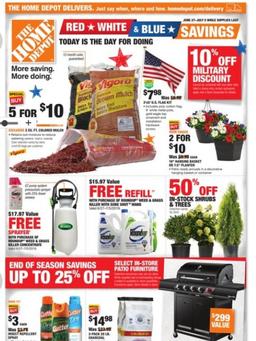 Home Depot Ad Jun 27 - Jul 5, 2019