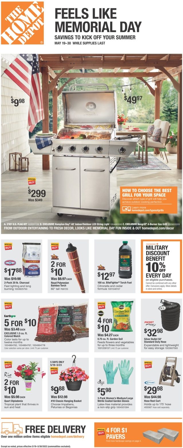 Home Depot Ad May 19 30, 2022 WeeklyAds2