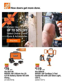 Home Depot Weekly Ad December 2, 2024