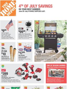 Home Depot Weekly Ad Jun 20 - Jul 10, 2024