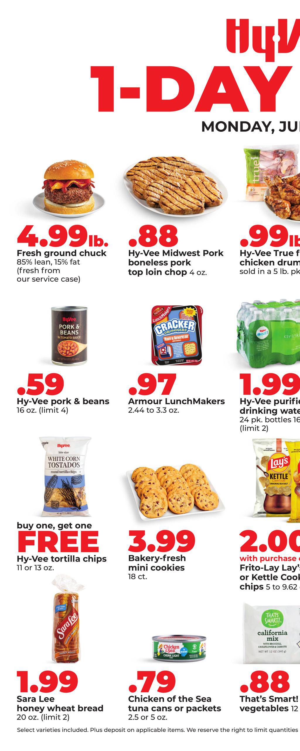 Vee Ad Hy-vee Ad 1-DAY SALE June 8, 2026 | WeeklyAds2