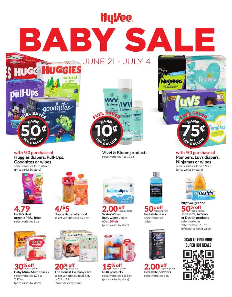 HyVee Ad Baby Sale Jun 21 Jul 4 2023 WeeklyAds2