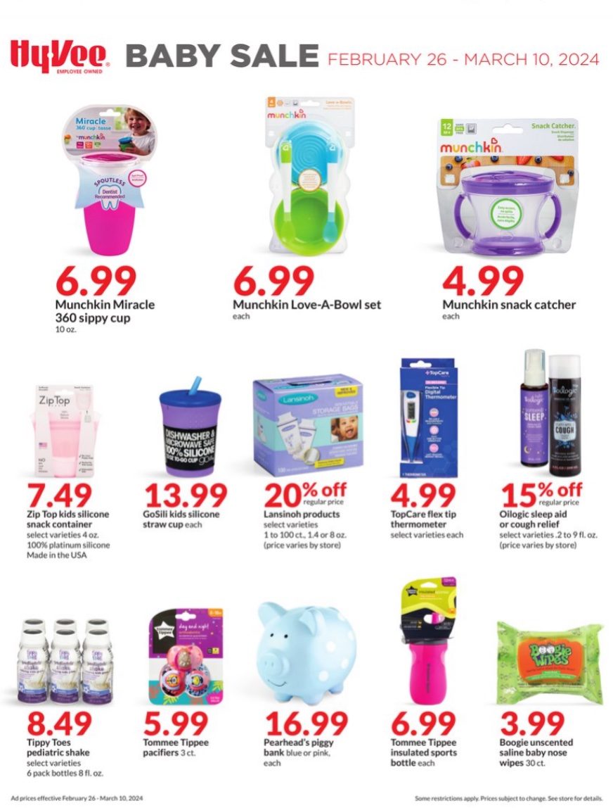 HyVee Ad Baby Sale Mar 6 10, 2024 WeeklyAds2