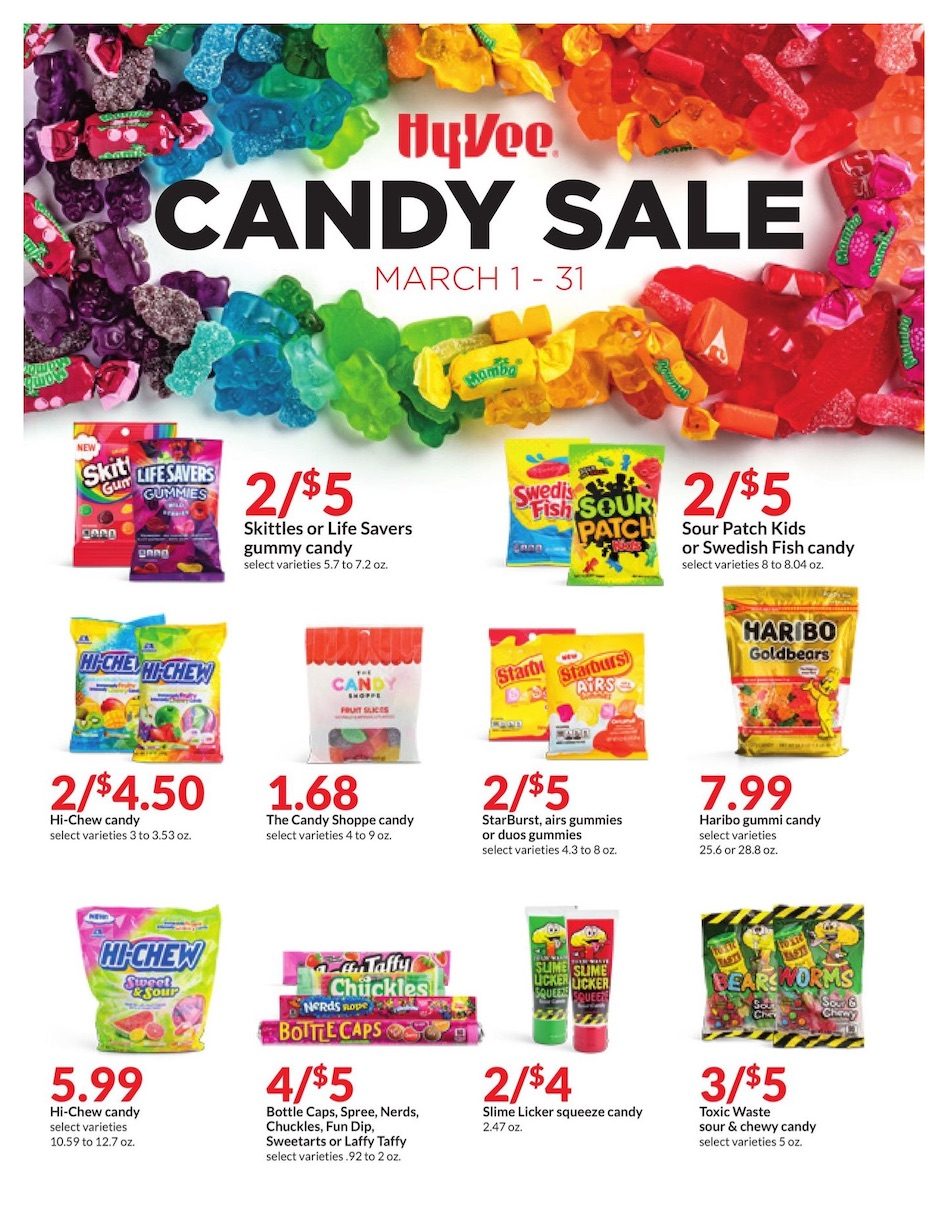 HyVee Ad Easter Candy Sale March 2024 WeeklyAds2