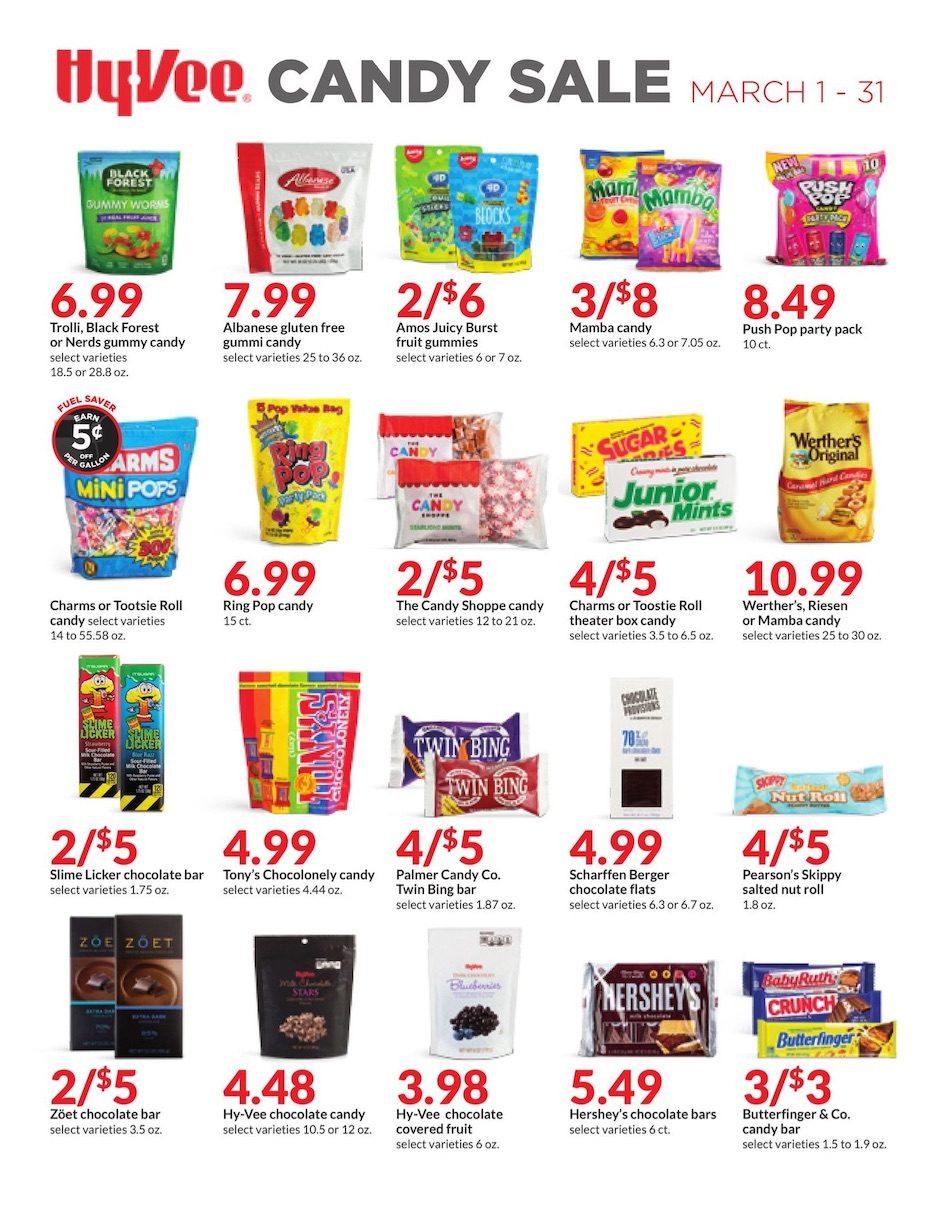 HyVee Ad Easter Candy Sale March 2024 WeeklyAds2