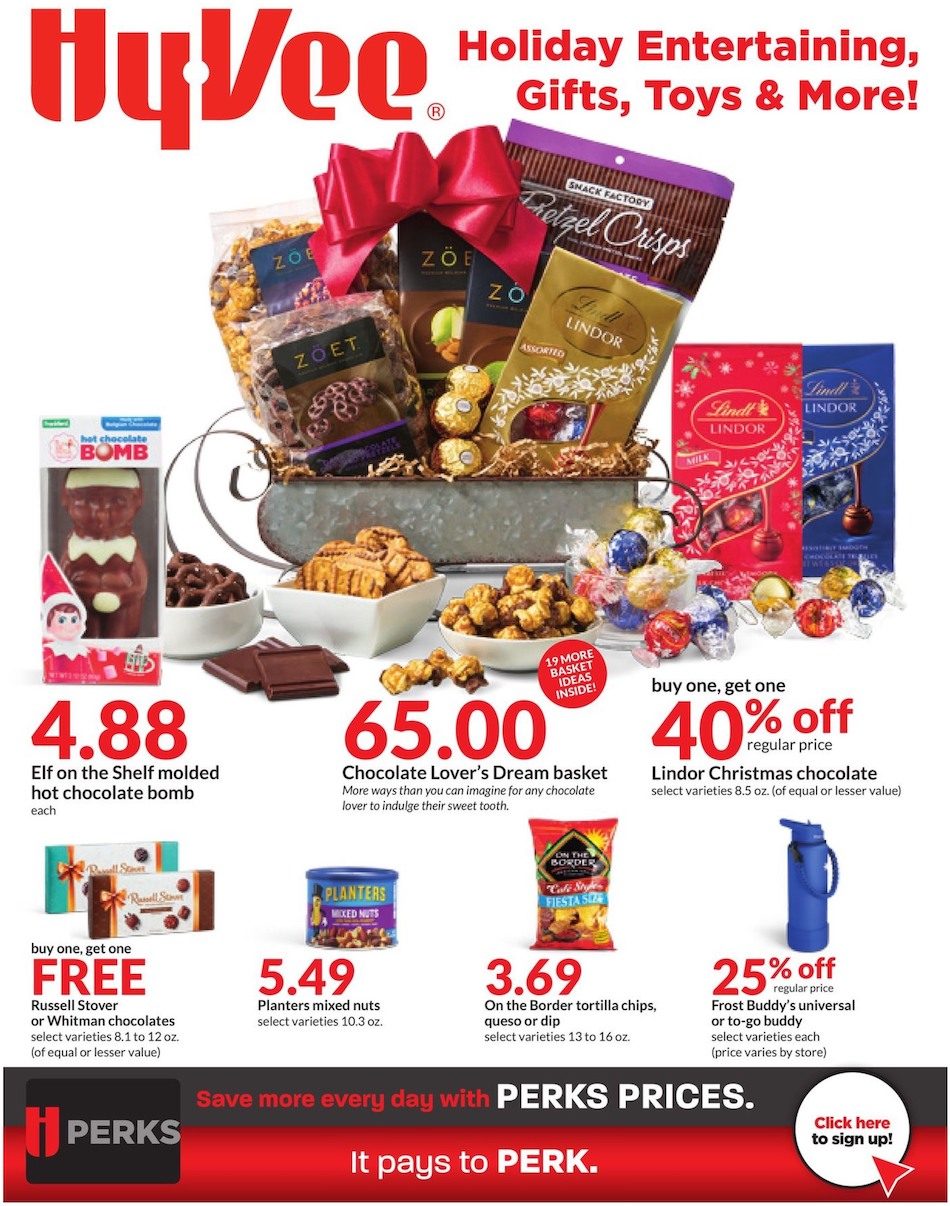 Hy-Vee Holiday Ad November 2023 page 1