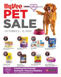 Hy-Vee Ad Pet Supplies Oct 2–15, 2023