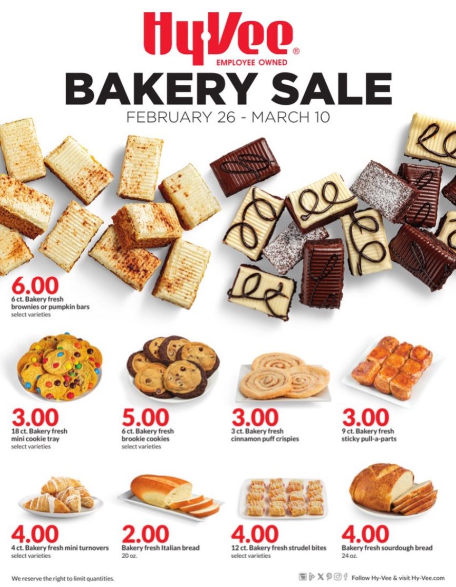 HyVee Weekly Ad Bakery Feb 26 Mar 10, 2024 WeeklyAds2