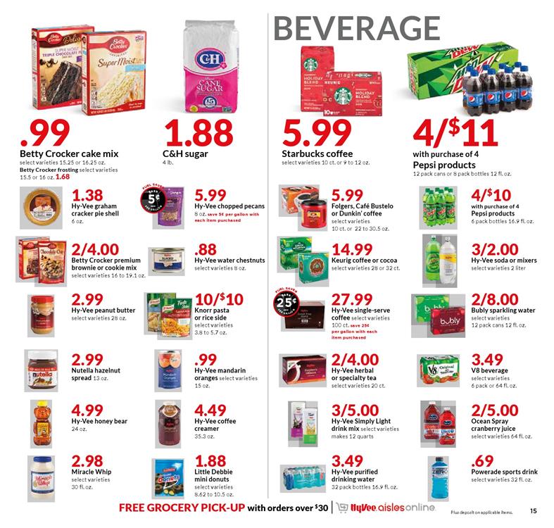 Hy vee Ad page 15