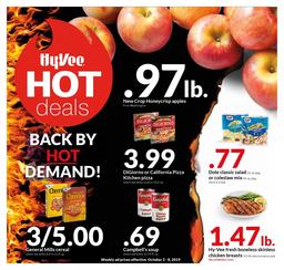 Hy-Vee Weekly Ad Oct 2 - 8, 2019