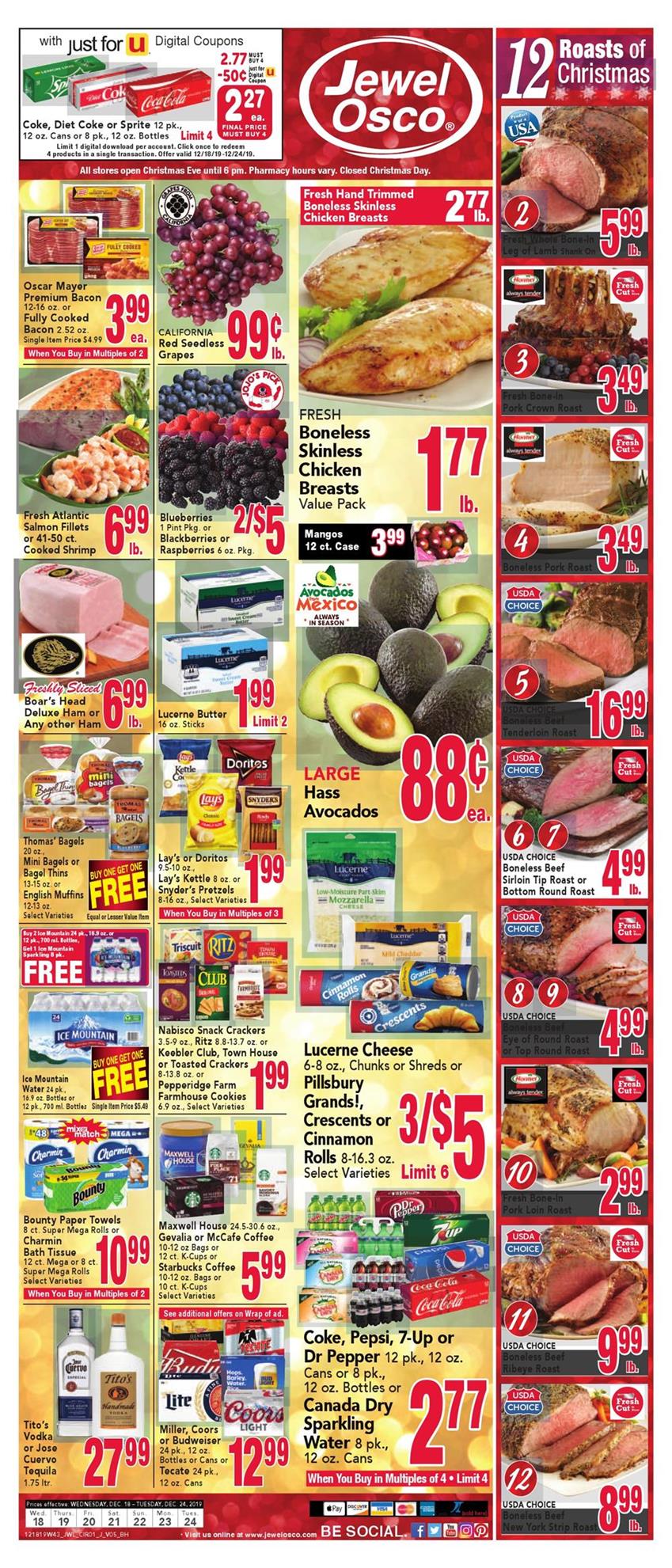 JewelOsco Ad Dec 18 24, 2019 WeeklyAds2