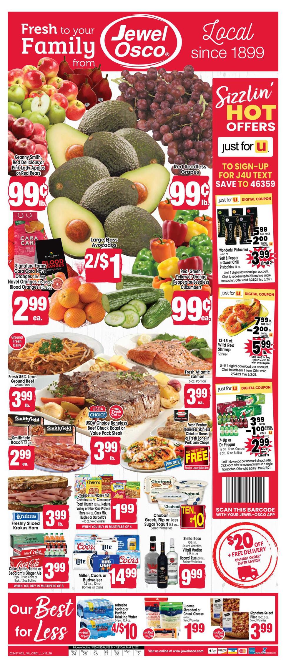JewelOsco Ad Feb 24 Mar 2, 2021 WeeklyAds2