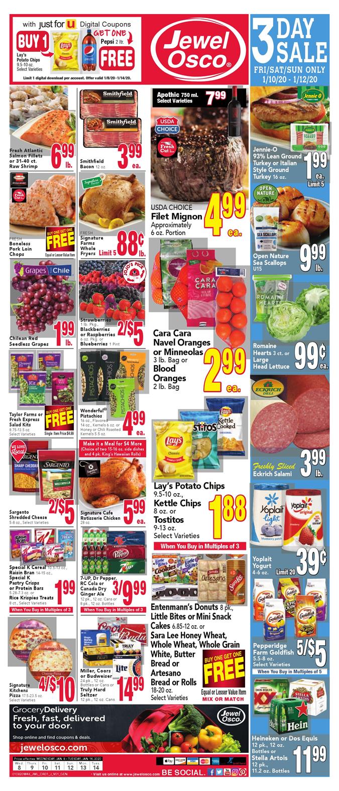 Jewel-Osco Ad Jan 8 - 14, 2020 - WeeklyAds2