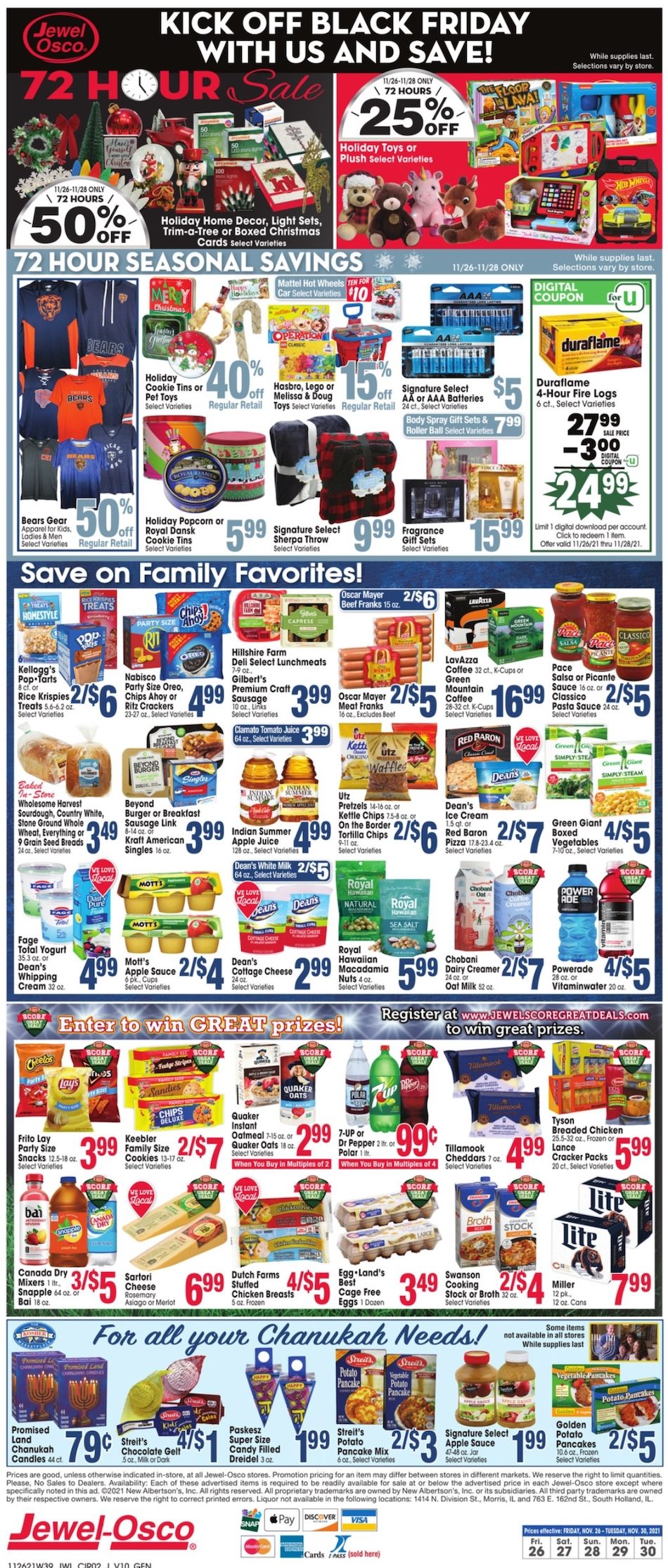 JewelOsco Ad Nov 26 30, 2021 WeeklyAds2