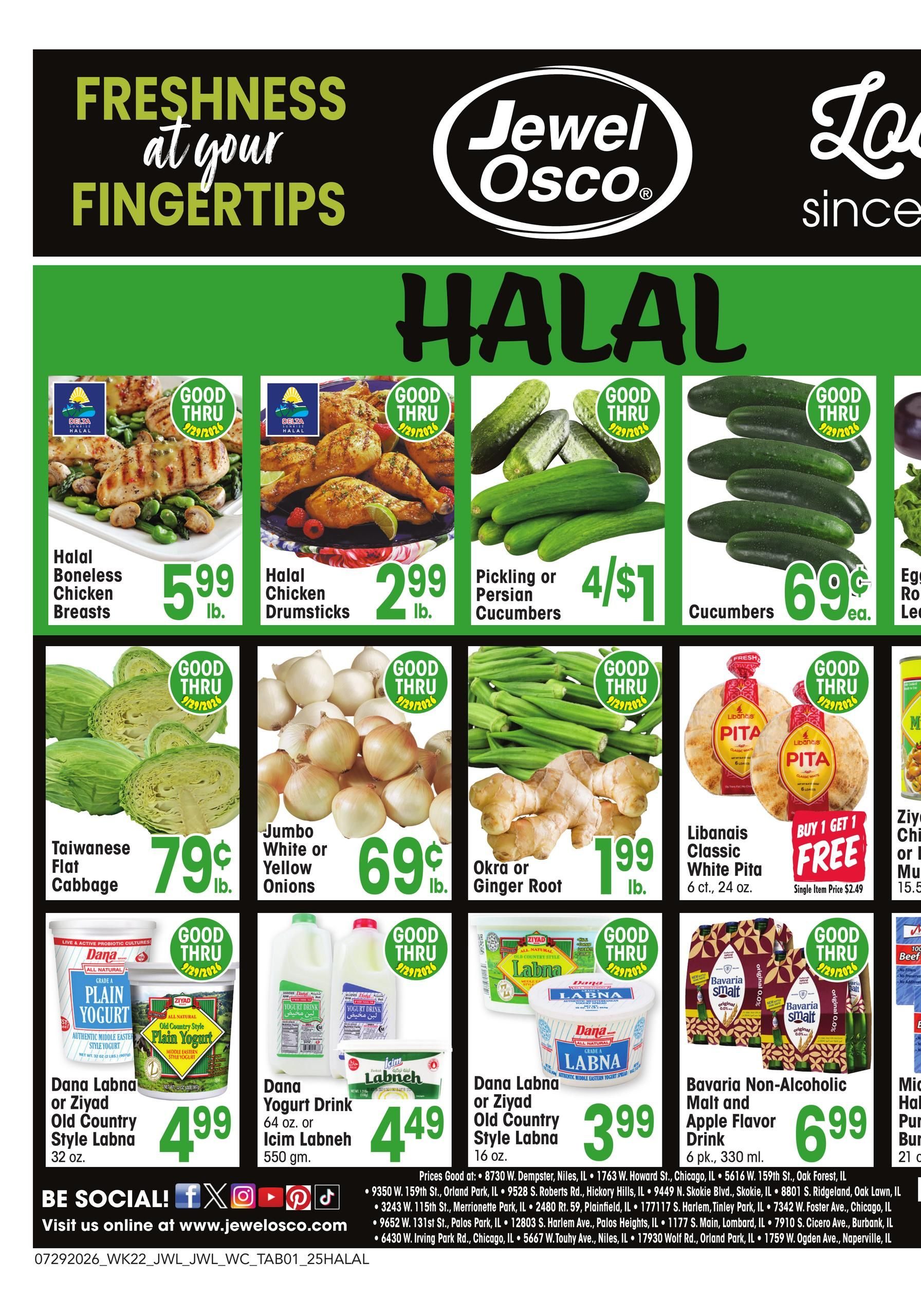 Jewel-Osco Specialty Publication July 29 - September 29, 2026 page 1