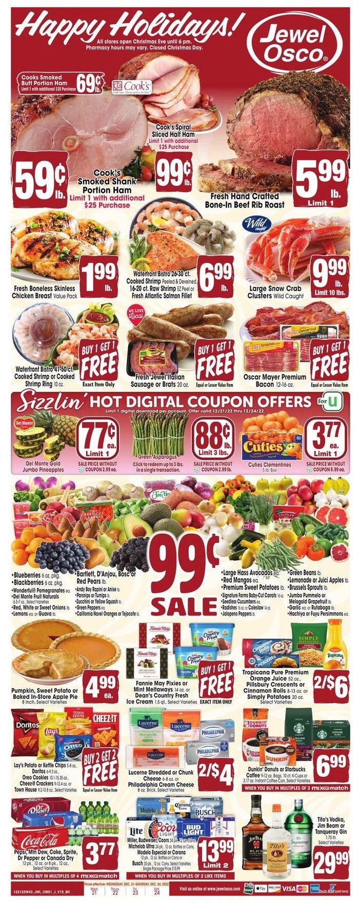 JewelOsco Weekly Ad Christmas Dec 21 24, 2022 WeeklyAds2