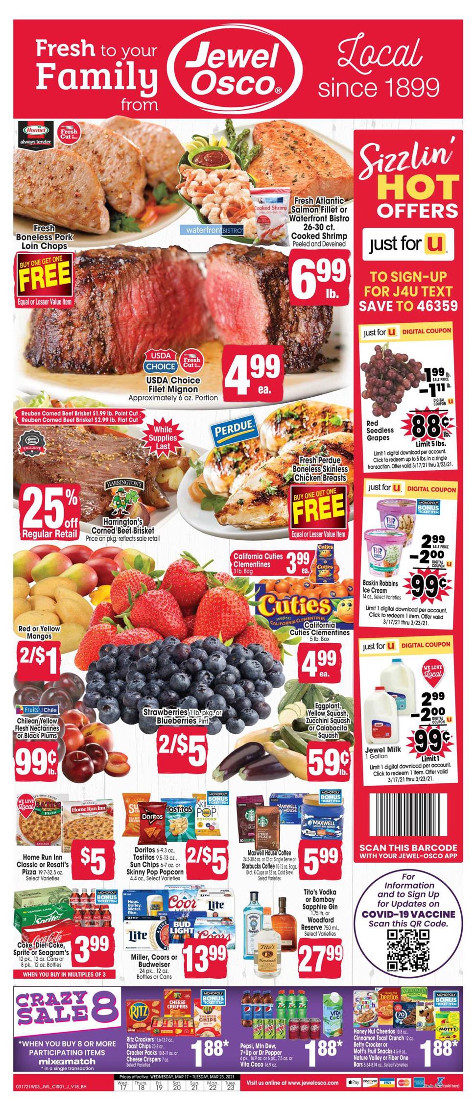 JewelOsco Weekly Ad Mar 17 23, 2021 WeeklyAds2