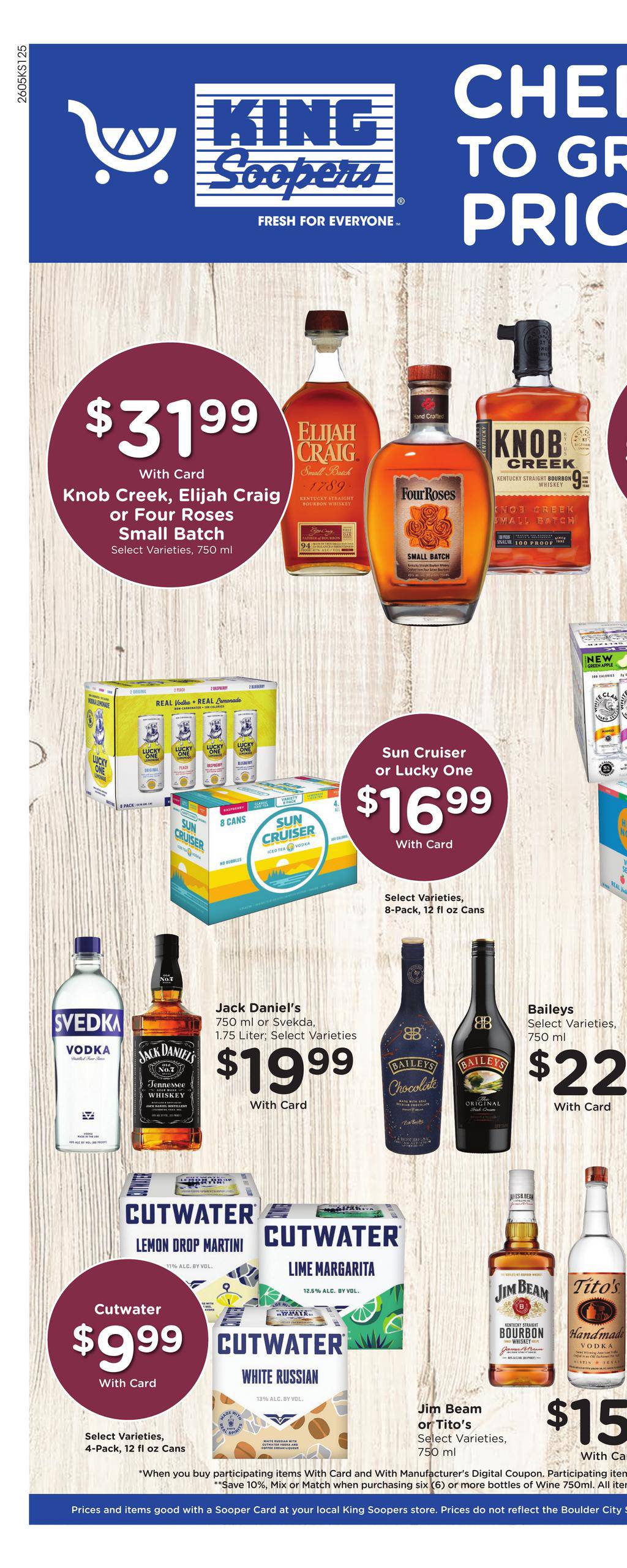King Soopers Ad Cheers to Great Prices! March 18 - 24, 2026
