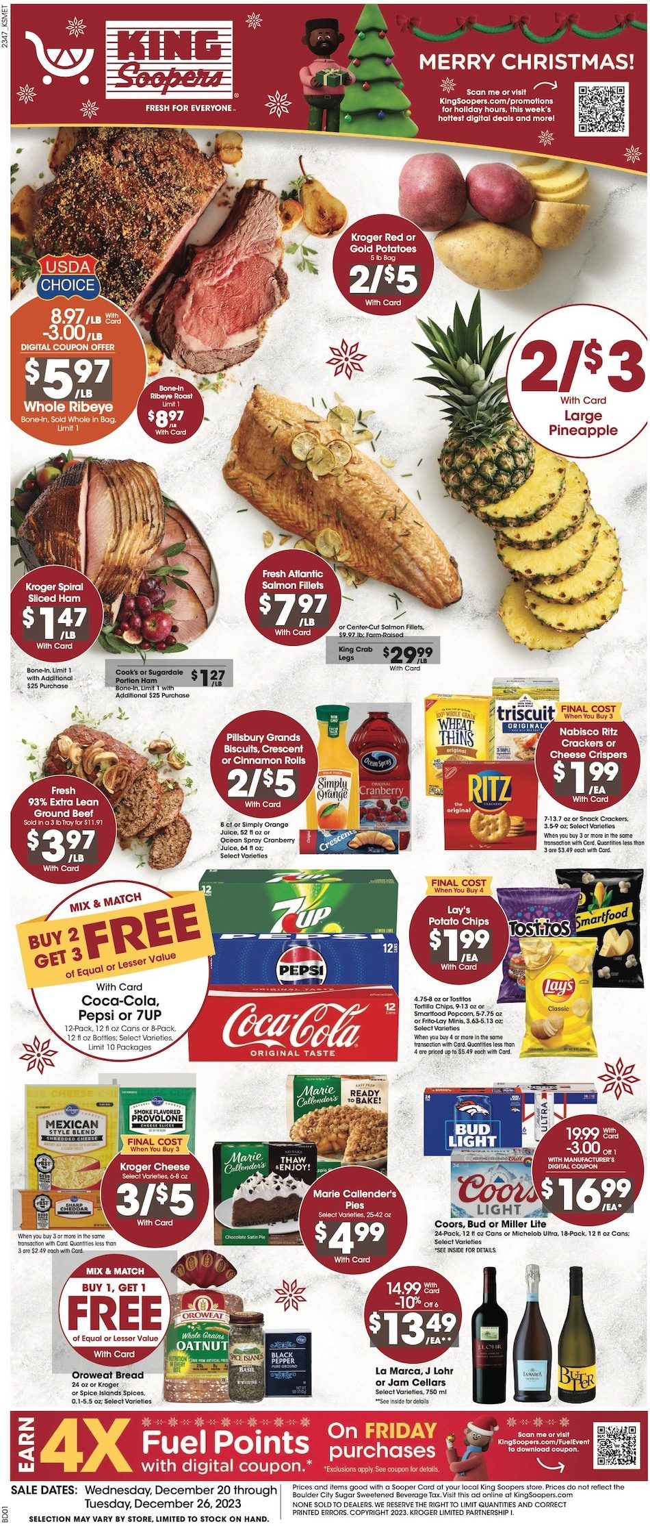 King Soopers Christmas Ad Dec 20 26, 2023 WeeklyAds2