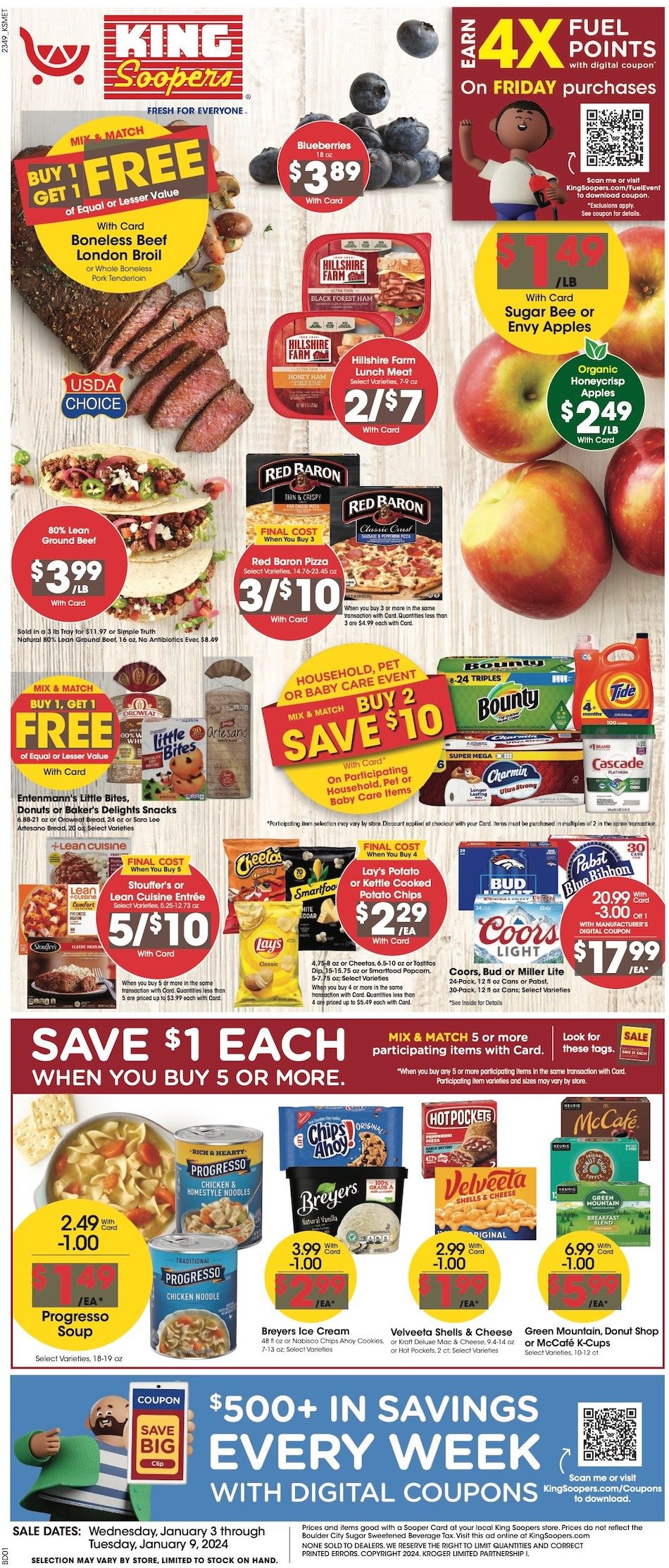 King Soopers Weekly Ad Jan 3 - 9, 2024 - WeeklyAds2