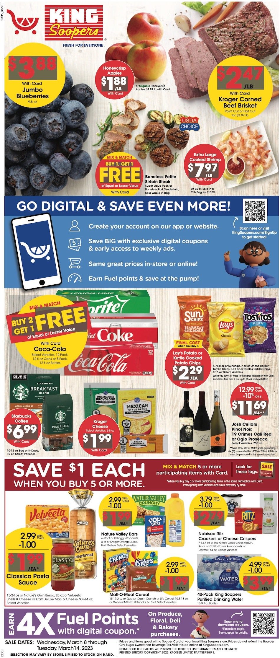 King Soopers Weekly Ad Sale Mar 8 14, 2023 WeeklyAds2