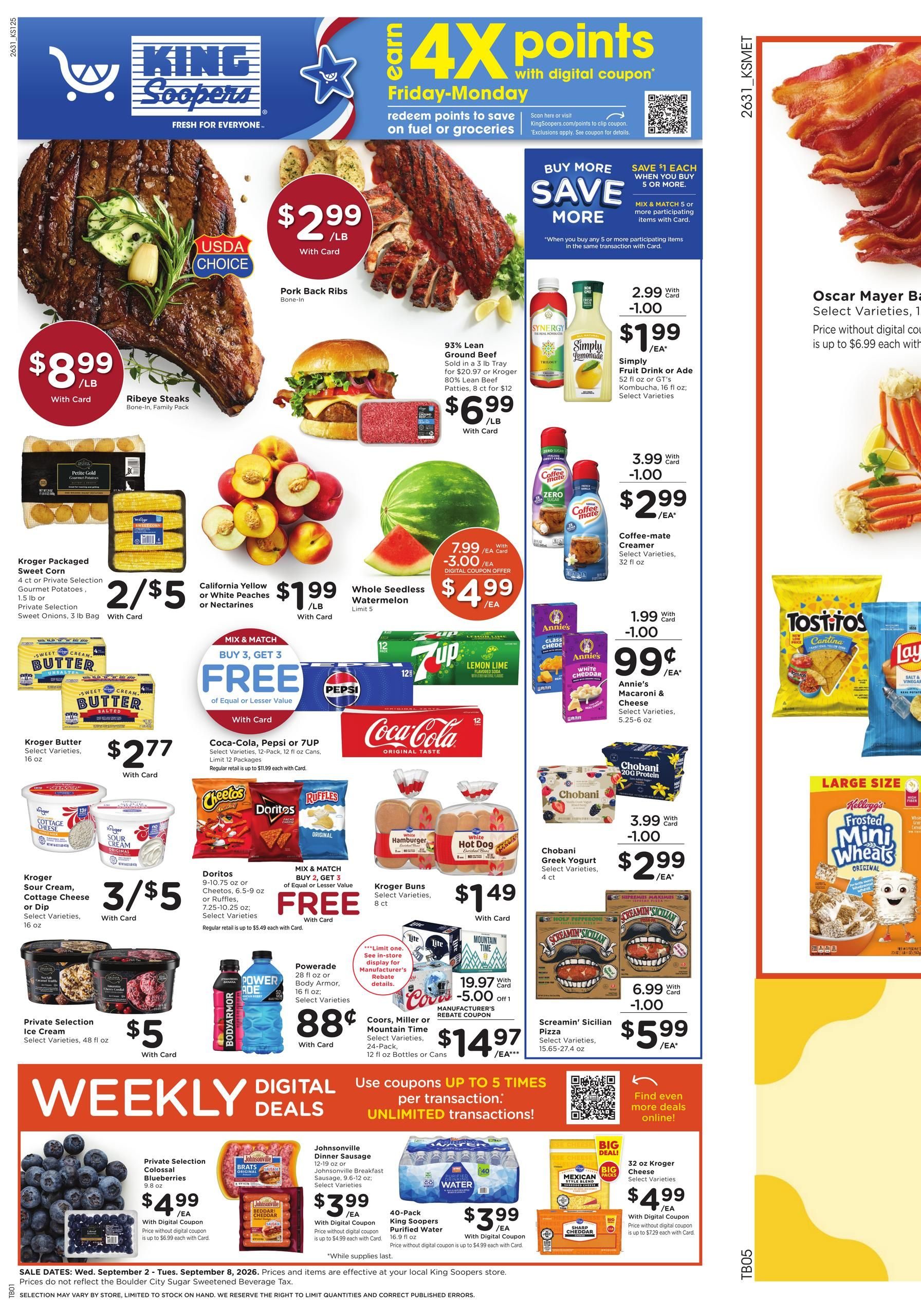 King Soopers Weekly Ad September 2 - 8, 2026 page 1