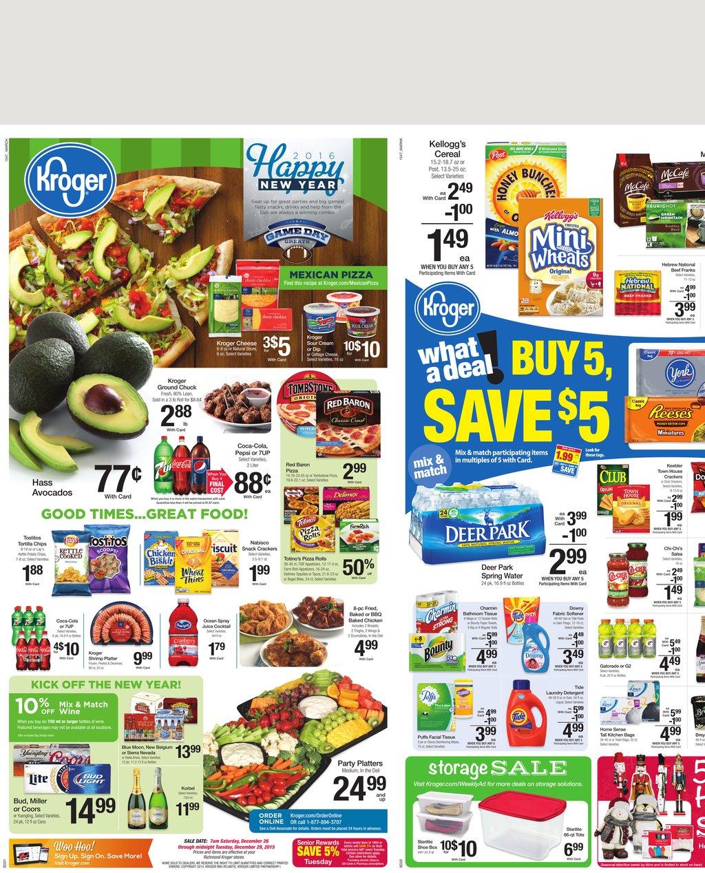Kroger Ad New Year Sale 2015 - WeeklyAds2