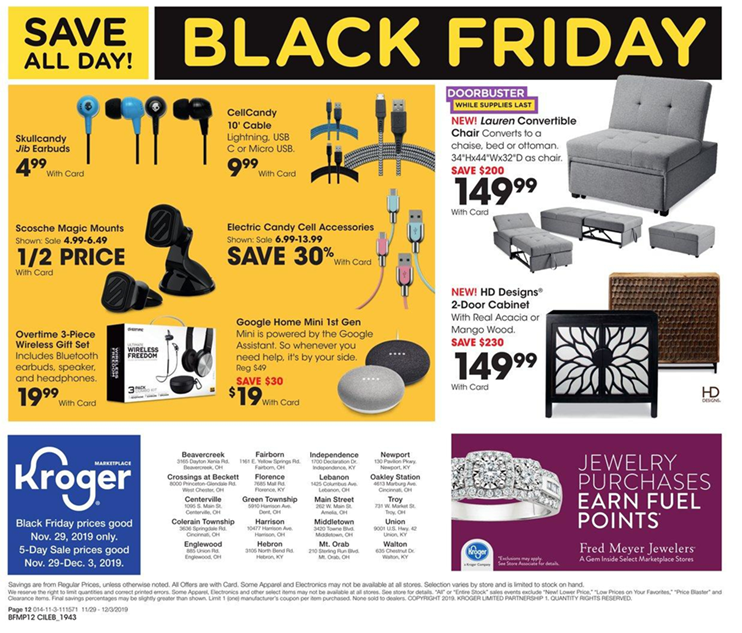 Kroger Black Friday Ad 2019 WeeklyAds2