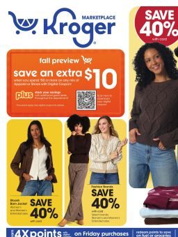 Kroger Weekly Ad Kroger Home & Apparel September 16 - 29, 2026