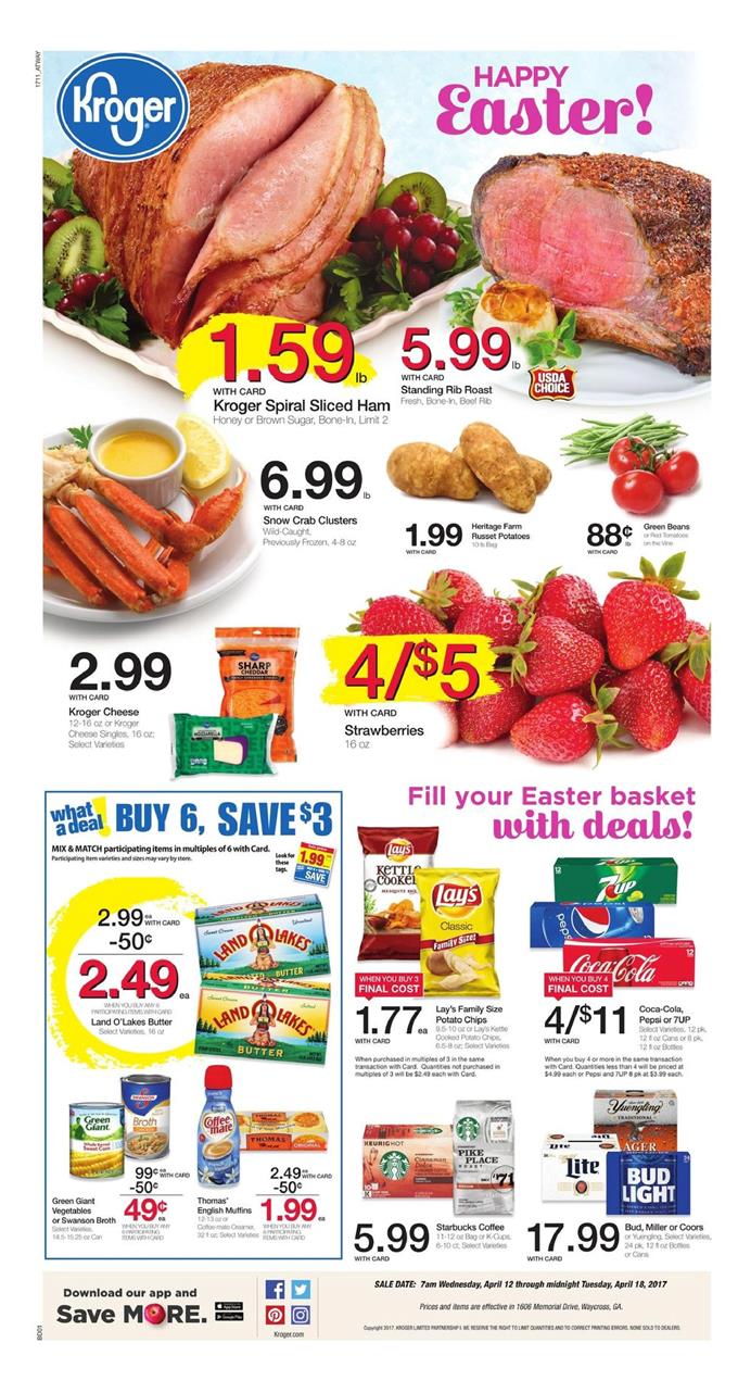 Kroger Weekly Ad April 12 18 2017 WeeklyAds2