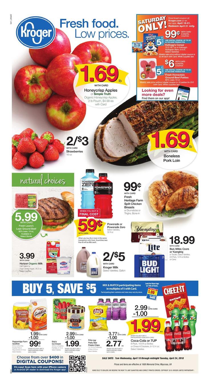 Kroger Weekly Ad April 18 24, 2018 WeeklyAds2