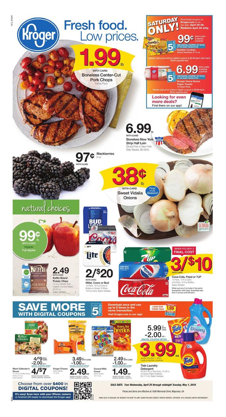 Kroger Weekly Ad Apr 25 May 1, 2018 WeeklyAds2