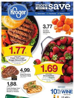 Kroger Weekly Ad Aug 21–27, 2019