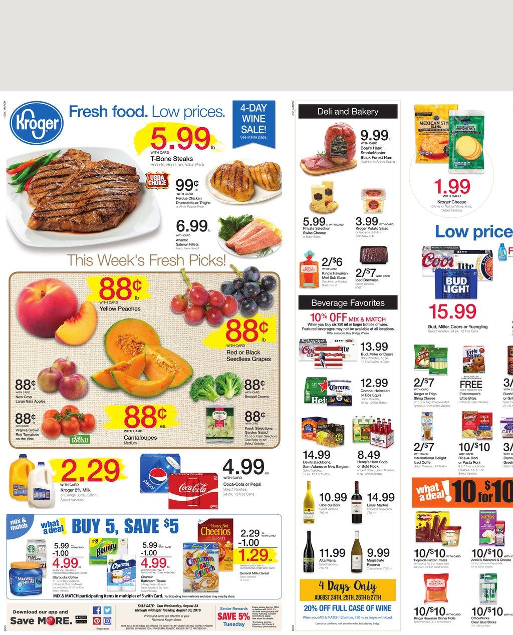 Kroger Weekly Ad Aug 24 Aug 30 2016 WeeklyAds2