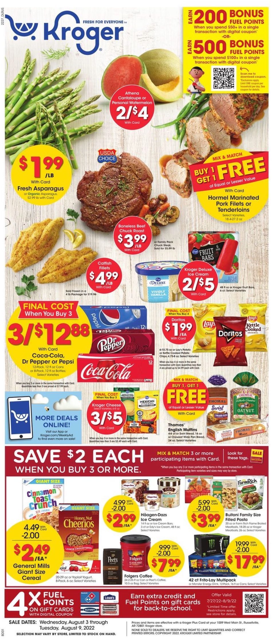 Kroger Weekly Ad Aug 3 9, 2022 WeeklyAds2