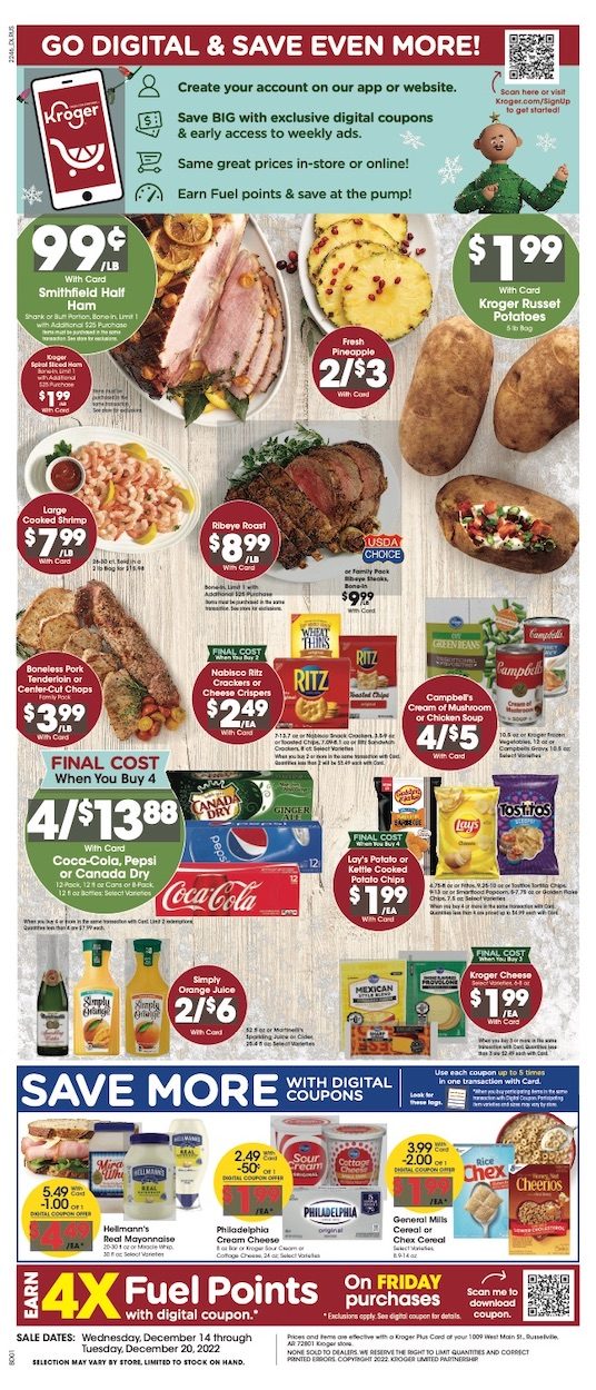 Kroger Weekly Ad Dec 14 20, 2022 WeeklyAds2