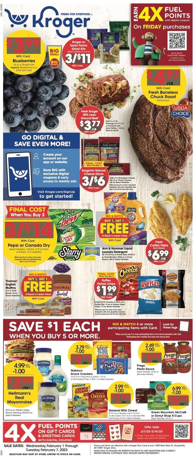 Kroger Weekly Ad Sale Feb 1 7, 2023 WeeklyAds2